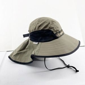 Sun Day Beach Hat Full Coverage Sun Hat Medium Adult Khaki Outdoor Hiking